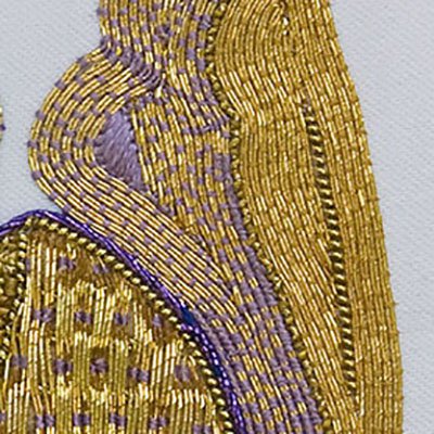 Japan #7 is ideal for goldwork designs