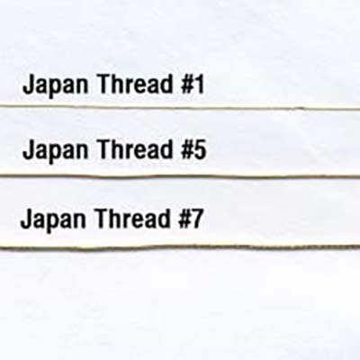 Kreinik Japan #7 is thickest