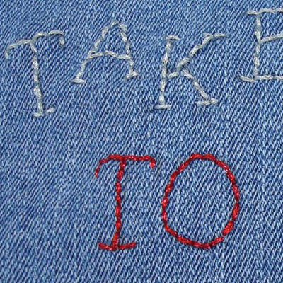 Embroidered denim jacket