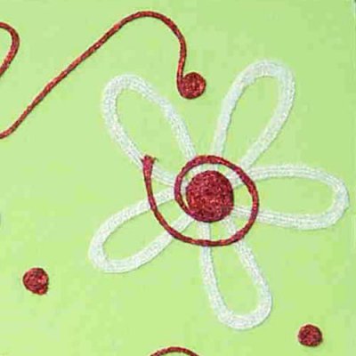 Made with Kreinik Iron-on Thread