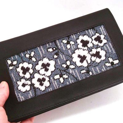 Stitch Guide for Lee's Floral Wallet painted canvas