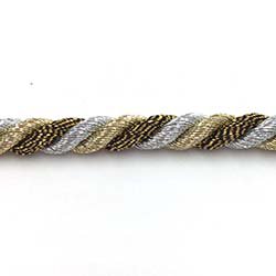 AntGold Silver Gold 4mm Torsade