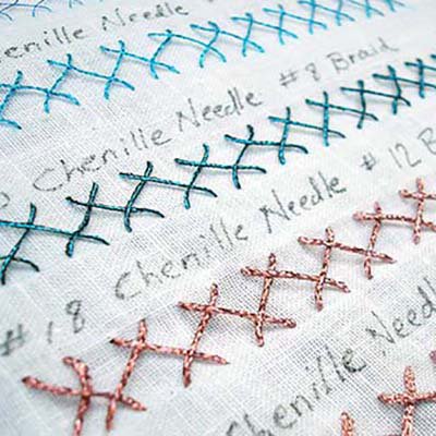 Needle choice can determine how a thread behaves