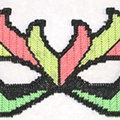 Neon Flames Mask