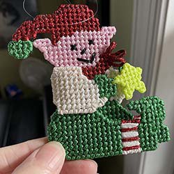 Country Elf Ornament