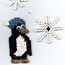 Playful Winter Penguin