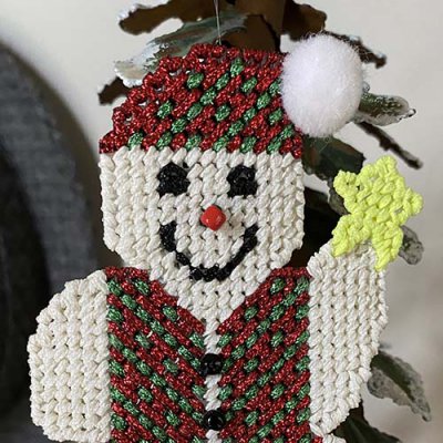 Country Snowman Ornament