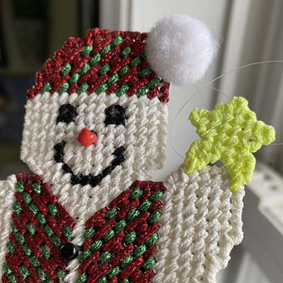 Country Snowman Ornament