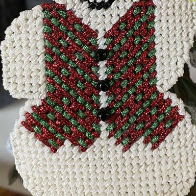 Country Snowman Ornament