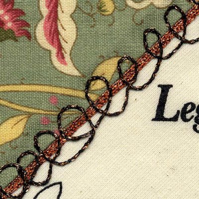 Embellished Quilt LabelEmbellished Quilt Label