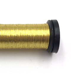 For couching real metal threads in goldwork designs