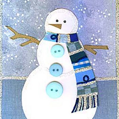 Use iron-on threads to decorate cards