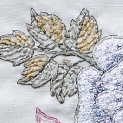 Embroidered Flower Motif