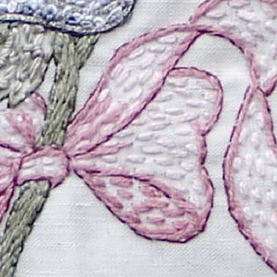 Embroidered Flower Motif