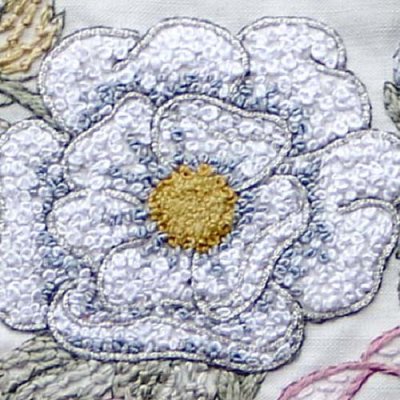 Embroidered Flower Motif