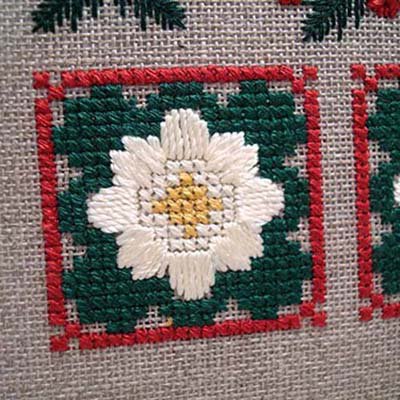 Satin Stitch with Kreinik