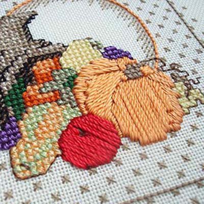 Satin Stitch with Kreinik