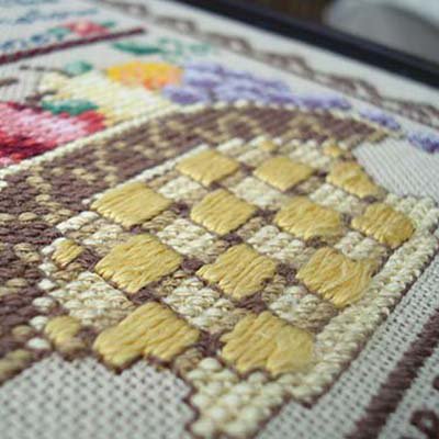 Satin Stitch with Kreinik