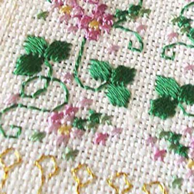 Satin Stitch with Kreinik