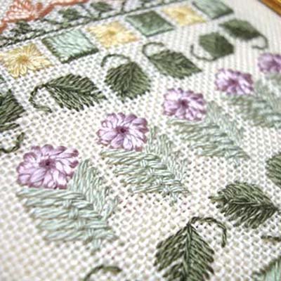 Kreinik Silk Serica flowers