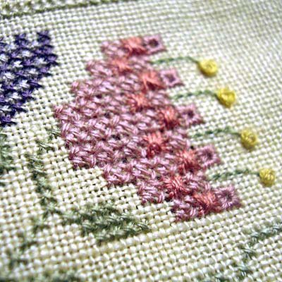 Made with Kreinik Silk Mori