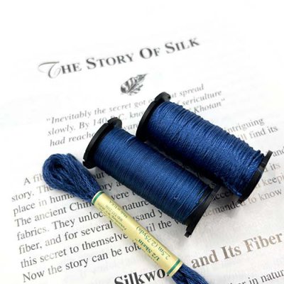 Stitcher's Guide to Silk Thread booklet PLUS THREADS