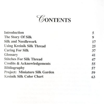 Stitcher's Guide To Silk Threads booklet