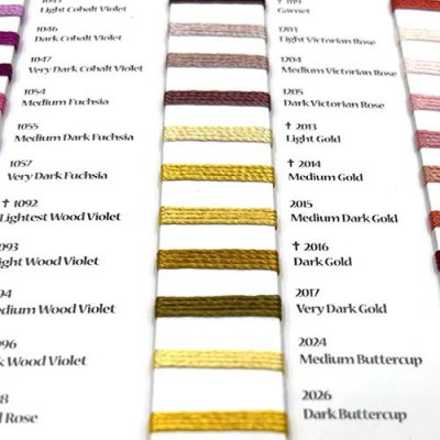 Kreinik Silk Thread Color Card