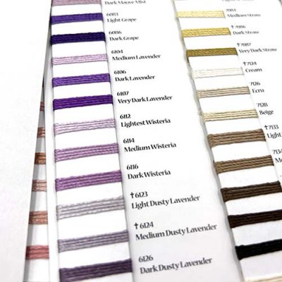 Kreinik Silk Thread Color Card