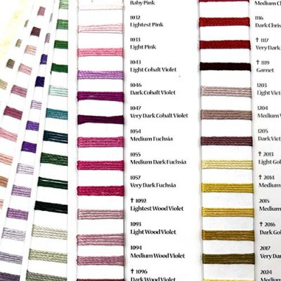 Kreinik Silk Thread Color Card