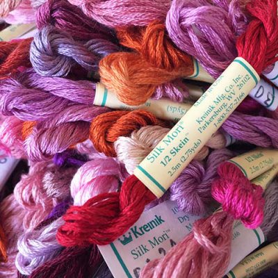 Kreinik Silk Mori is a beautiful stitching thread