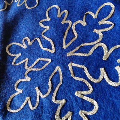 Use your quilt stencils to trace a pattern