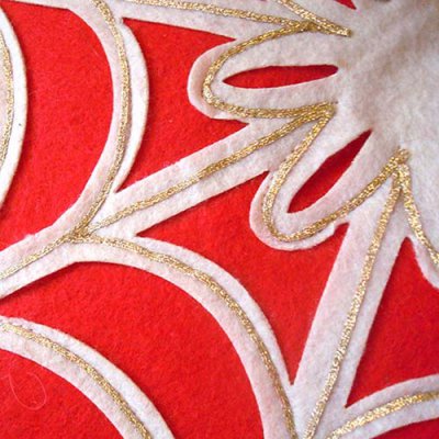 Made with Kreinik Iron-on Thread