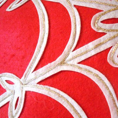 Made with Kreinik Iron-on Thread