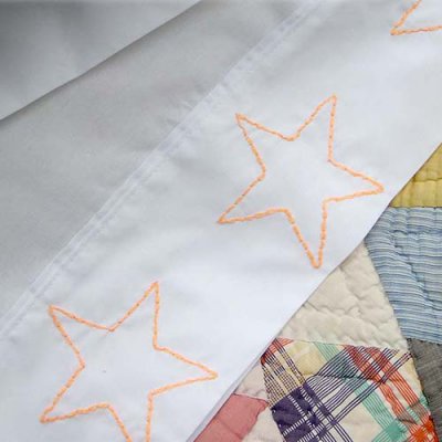 Glow in the dark pillowcase