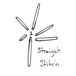 Long or Straight Stitch