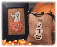 Halloween Friends Free Cross Stitch Pattern