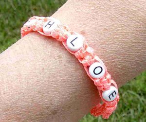 Glow-in-the-dark Name Bracelet