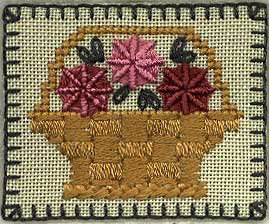 Silk Basket Sampler Pin