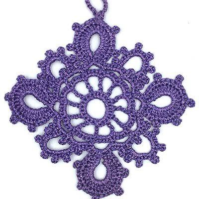 Kreinik #12 Braid in tatting