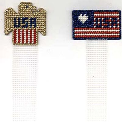 American Flag and Eagle Bookmarks