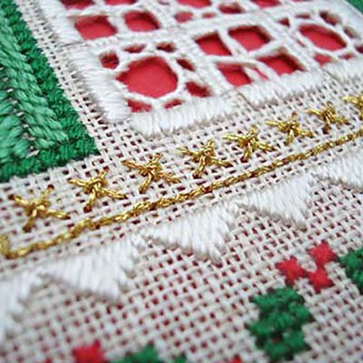 Use Kreinik Cable in specialty stitches