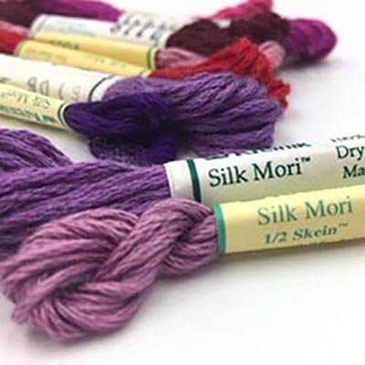 Silk Mori is beautiful in cross stitches