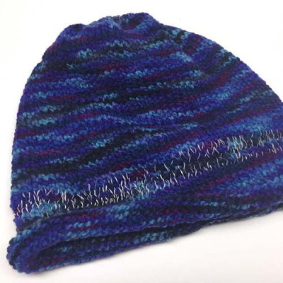 Made with Kreinik Reflective Yarn