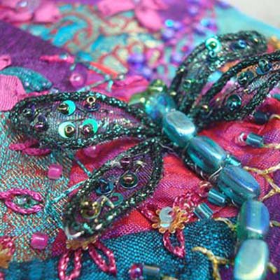 Kreinik Wired Braid makes great wings