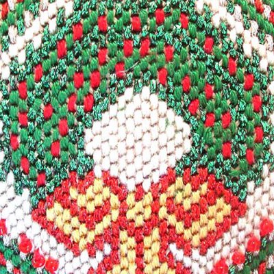 Needlepoint Wreath OrnamentNeedlepoint Wreath Ornament