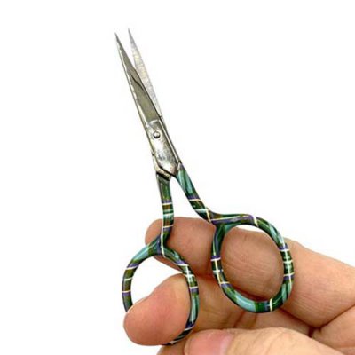 3.5" Tartan Green Scissor x313