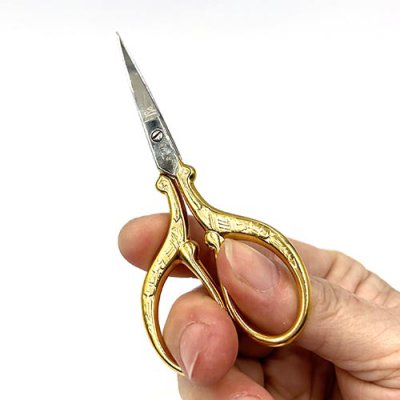 3.5" 24K Gold-Plated Artisan Scissors X323