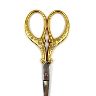 3.5" 24K Gold-Plated Artisan Scissors X3233.5" Rainbow Handle Lion's Tail Scissors X325