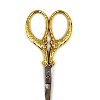 3.5" 24K Gold-Plated Artisan Scissors X3233.5" Rainbow Handle Lion's Tail Scissors X325